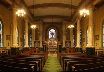 The interior of the Mary Keane Chapel.  