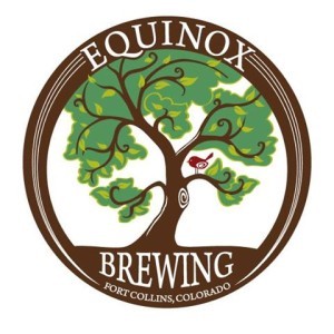 The logo of Equinox. In this photo, we see how the brewery attempts to capture the growth and beauty of the spring equinox. (2010)