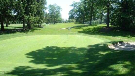 A golf course in Ottawa Park