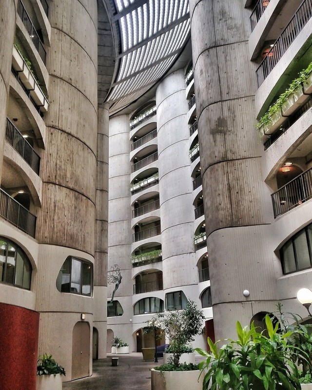 River Road within the inner atrium