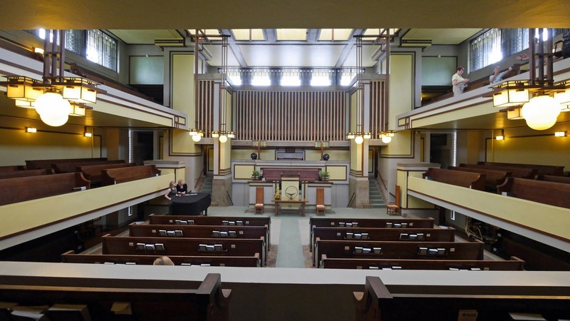 Unity Temple interior