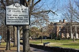 University of North Carolina Historical Marker 