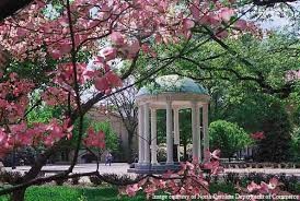 The Old Well served as Chapel Hill's only water supply through much of the nineteenth century. The well's current shelter, a Greek Revival structure designed after the Temple of Love in the Gardens of Versailles, was completed in 1897.  