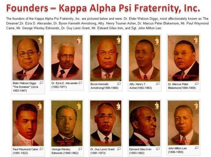 Kappa Alpha Psi founders