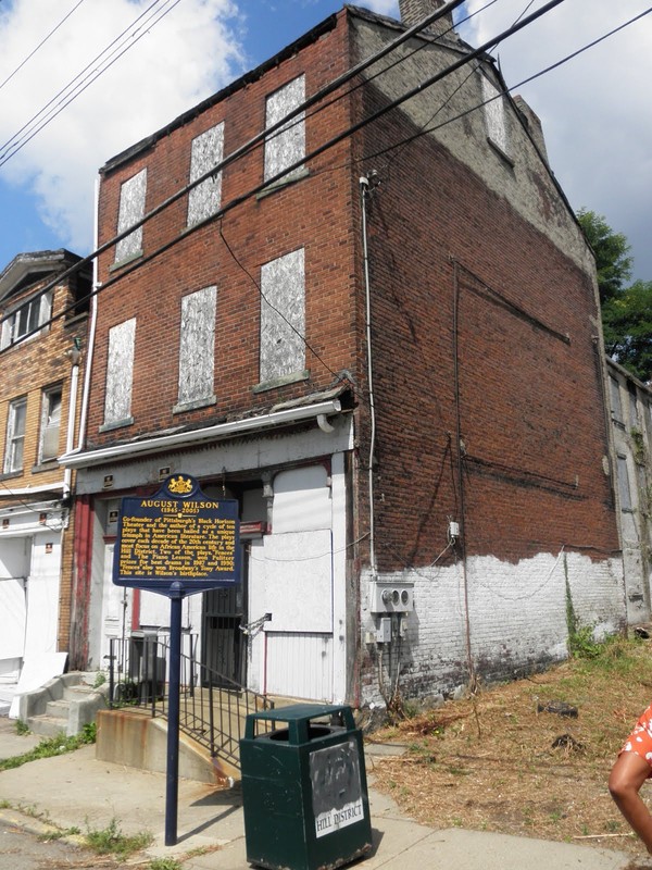 The Wilson house with Historical marker