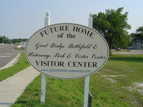 The Great Bridge Battlefield & Waterways History Foundation hopes to preserve the battlefield and build a visitor's center near Great Bridge Lock Park. 