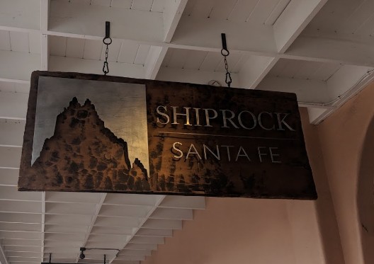 The Shiprock Gallery Entrance Sign 