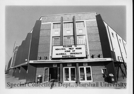 Memorial Field House, after being remodeled, October 1977