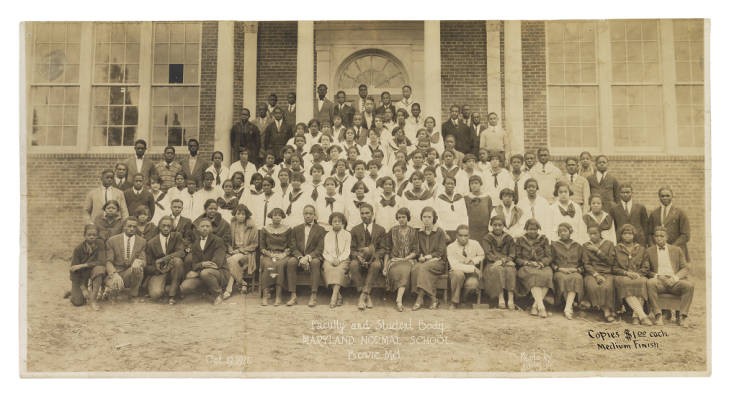 During the 'Maryland Normal School' time period (1925). Image courtesy of the HBCU Library Alliance (public domain).