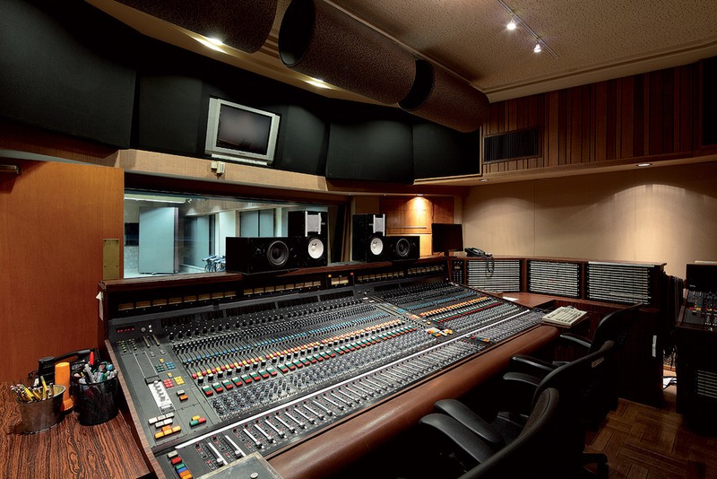 The soundboard that was engineered for studio one.