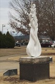 Fallen star sculpture created in 2009.
