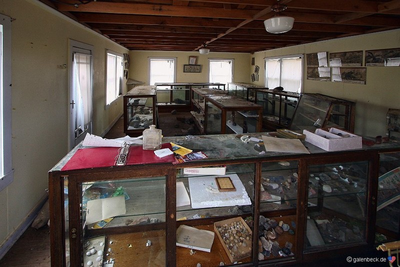 This is a picture of the inside of the museum.