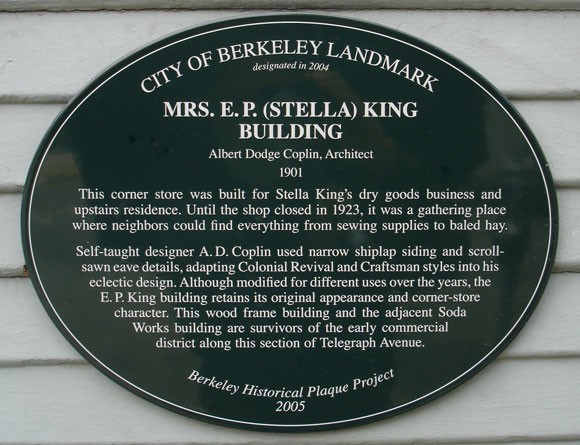 Mrs. E.P. (Stella) King Historical Marker