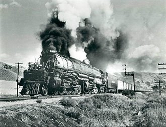 One of the Union Pacific's Big Boy locomotives.