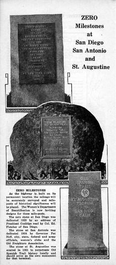 Page 1, Old Spanish Trail Travelog: Louisiana Edition. 1925. Credit: Old Spanish Trail Centennial