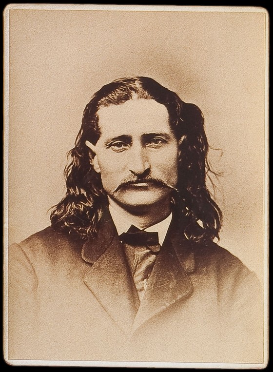 A sepia photo of Hickok, date unknown.