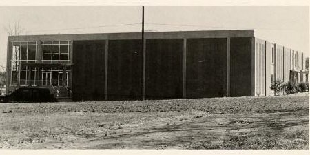 Completion of the Gaston Science Building. Source: The Spire Yearbook, Belmont Abbey College, 1967.