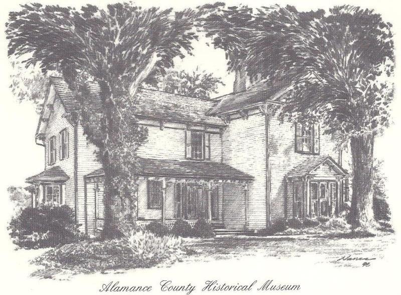 Drawing of the Plantation Home that has stood since 1790