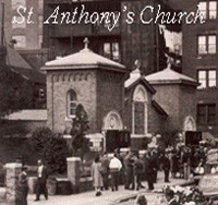 The Original St. Anthony's Church, Used Before the Flood of the Connecticut River