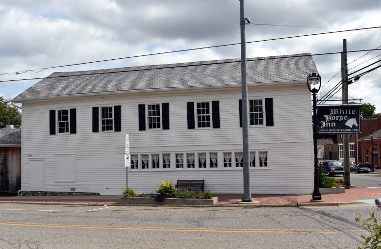 White Horse Inn, west elevation, 2020