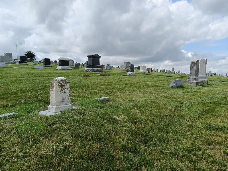 Cloud, Sky, Cemetery, Headstone
