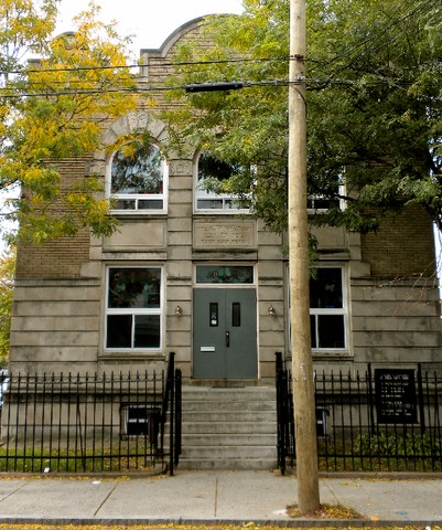 The Classical Revival synagogue building