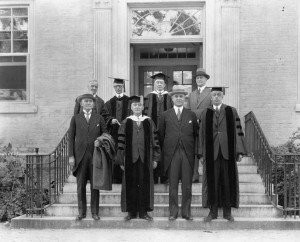 Wilson Library Dedication Party in 1929