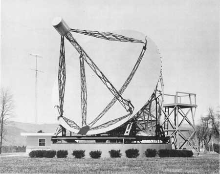 Old picture of Grote Reber Telescope