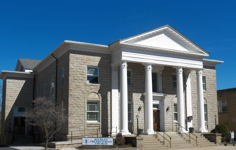 The current sanctuary was built in 1923 to accommodate the church's growing membership. Image obtained from the Beckley Presbyterian Church. 