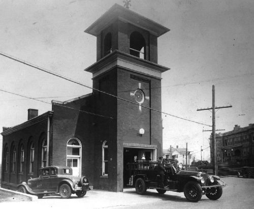 The original sanctuary was later sold to the City of Beckley and used for different purposes, such as a fire department. Image obtained from the Beckley Presbyterian Church. 