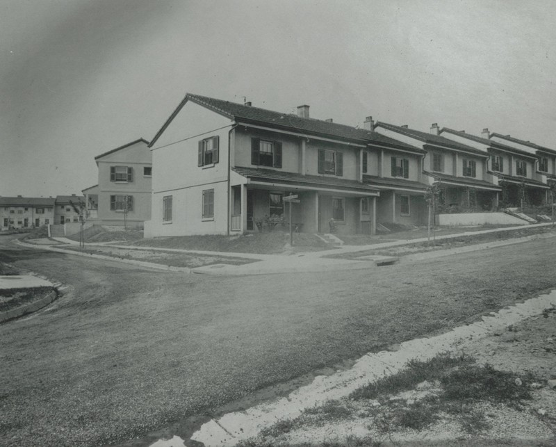 Housing in the Blackburn Plat was created for "foreign-born" and African American workers. (Source: Ohio Memory)