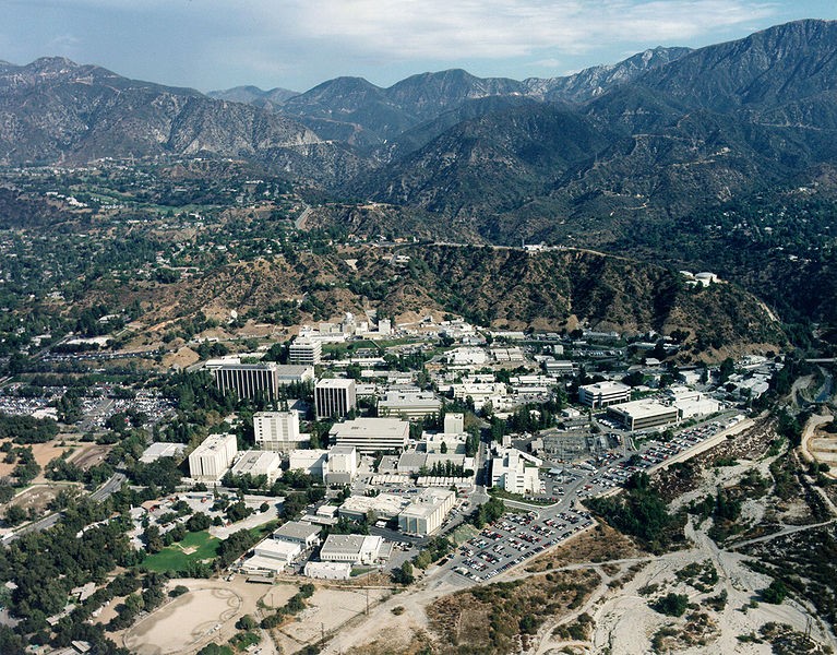 Aerial Photo of Jet Propulsion Laboratory. Photo Courtesy of NASA JPL in public domain. 