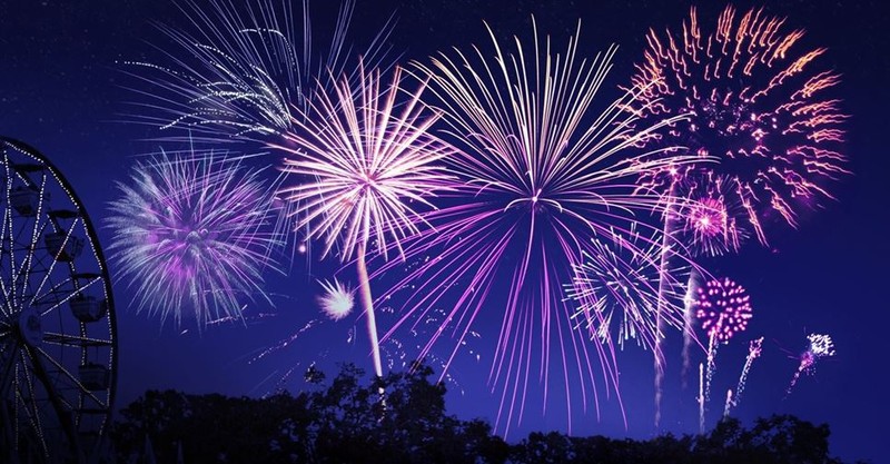 Fireworks, Sky, Atmosphere, Purple