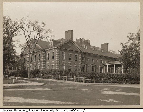 The Harvard Union, ca. 1910. At this time the Union was still a social club intended as an alternative to the more elite social clubs on campus.