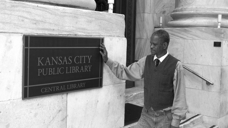 Alvin Sykes can often be found in the Grand Reading Room of the Kansas City Public Library. In 2013, he was named their first ever Scholar in Residence.