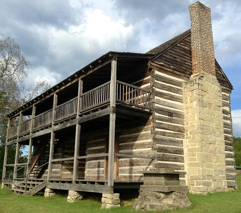 The Jacob Wolf House is one of the more significant buildings in Arkansas. It was Izard County's first seat of government and the country's only two-story "dog-trot" public structure still standing.