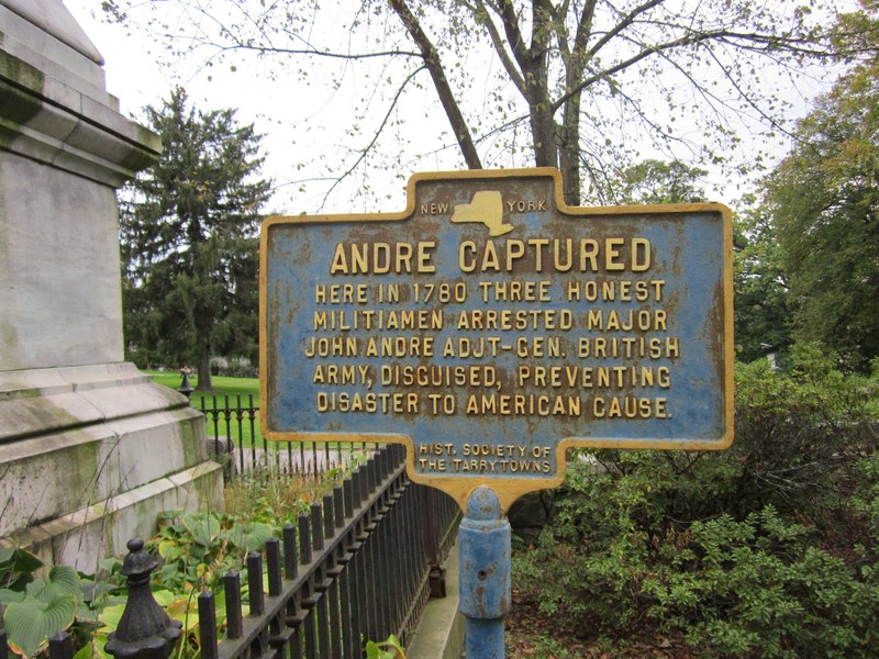 New York State Historic Marker at Patriots' Park.