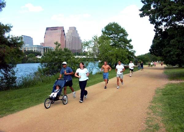 Ann and Roy Butler Hike and Bike Trail (Est.1970s)
It is a 10-mile hike & bike trail. 
Part of the process of beautification in Austin by the Town Lake Beautification Committee. 