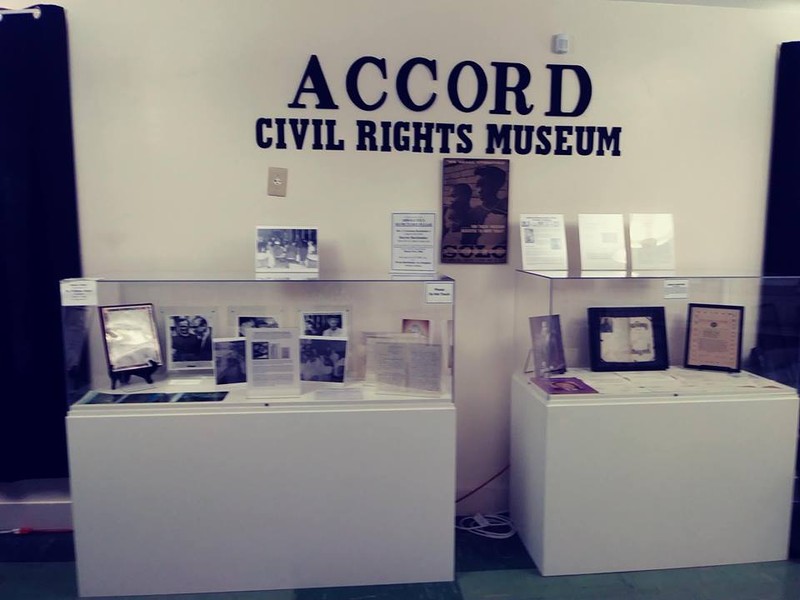 Exhibits on display at the ACCORD Civil Rights Museum. Credit: ACCORD