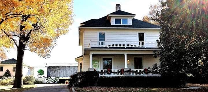 Contemporary view of the former Hyde family residence, now home to artCentral.