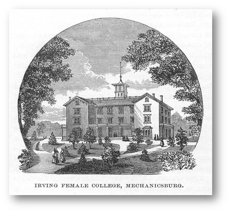 Drawing of Irving Female College