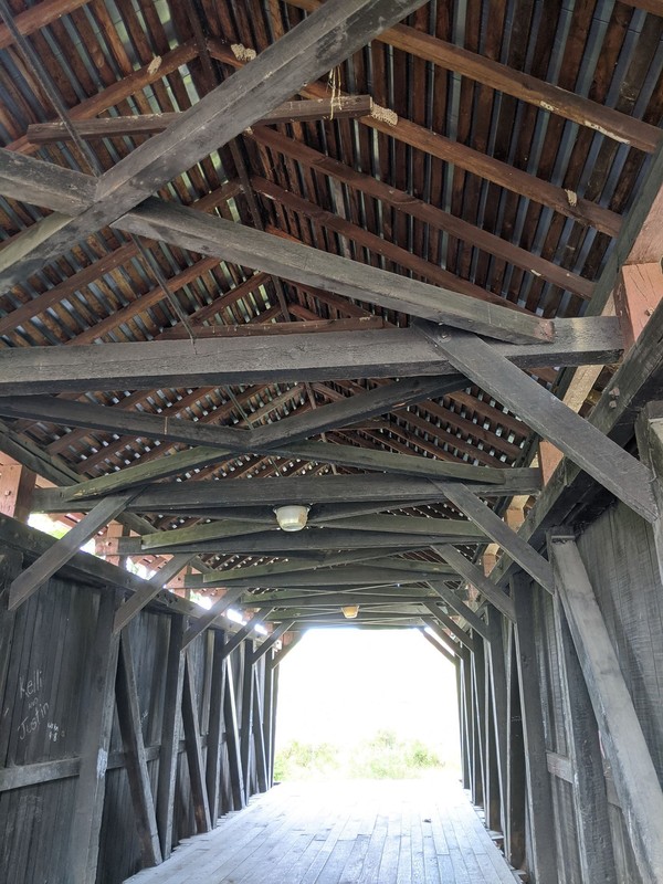 Interior view of the bridge