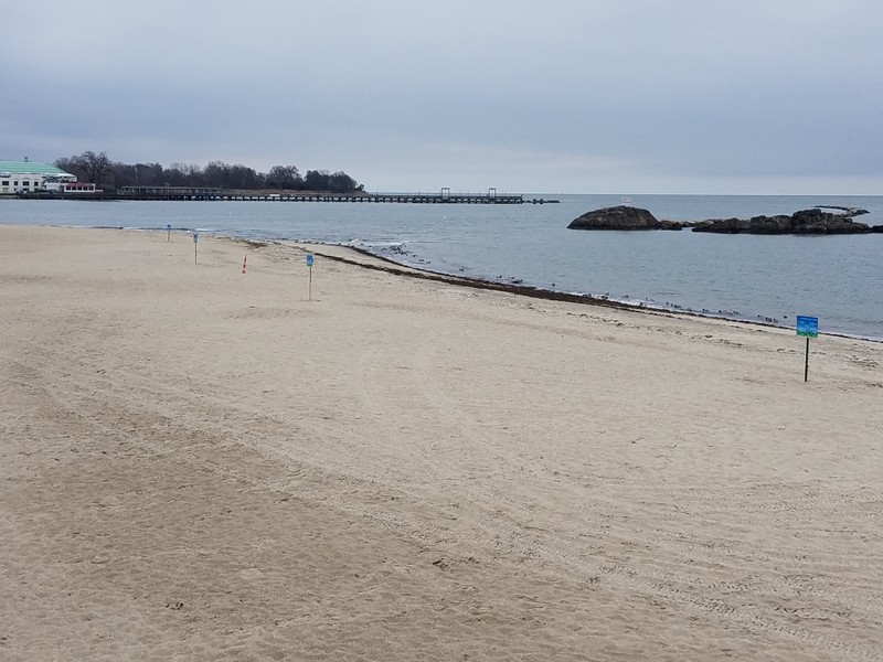 Oakland Beach Overlooking Long Island Sound