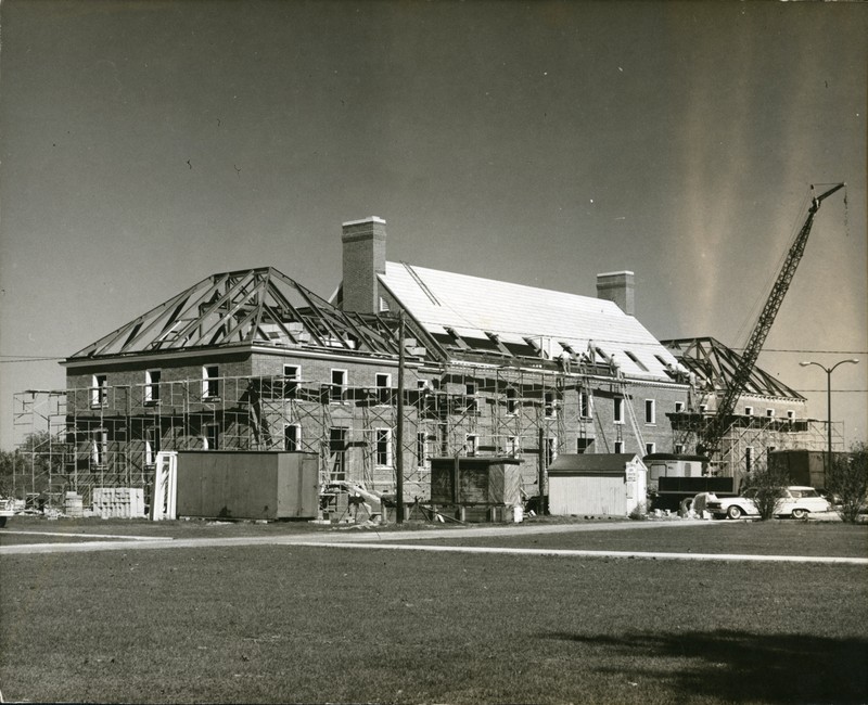 Construction of Pocomoke Hall, 1966