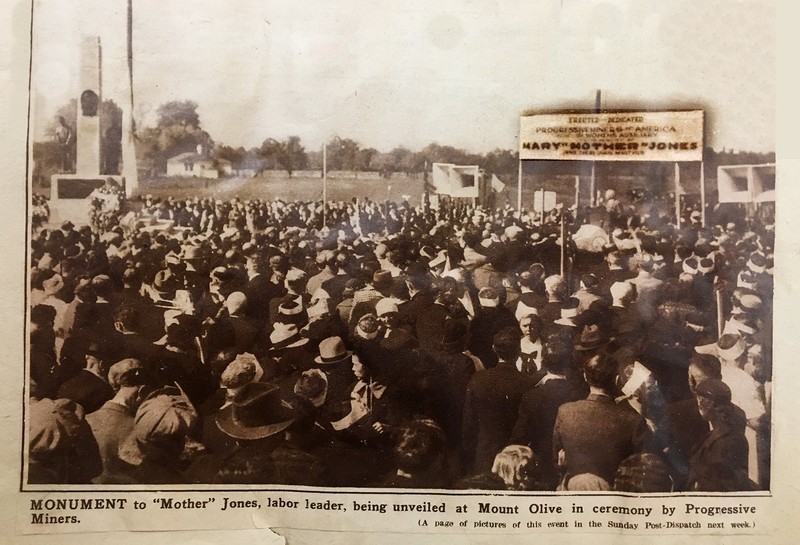 Overview: Imagine 50,000 people attending the unveiling of the Mother Jones Monument, and you come close to understanding what a powerful moment this was for mining families. 