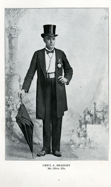 Bradley, 1897, after the great strike. He loved this image of himself as the dapper young man of substance. It suggested that miners who dug the coal that fueled the nation deserved the finer things in life.