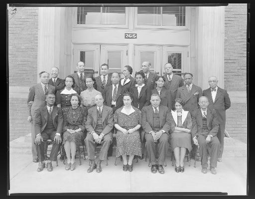 Faculty at Stowe Teachers College, 1940s