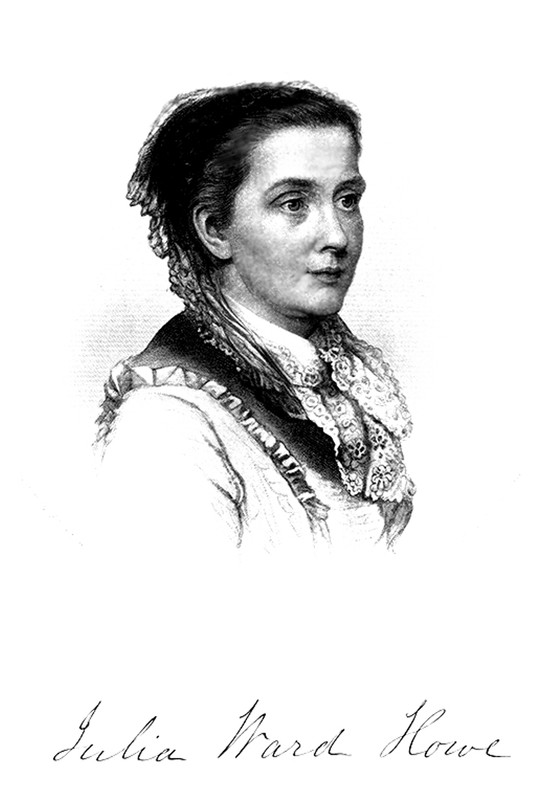 A sketch of Julia Ward Howe in Volume 2, History of Women Suffrage (1887)