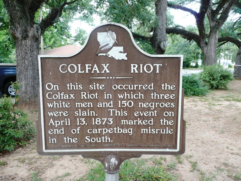 The marker was dedicated in 1950 and presents the history of the event as a "riot,' implicitly spreading blame equally among white supremacists and African Americans who defended their right to vote. 