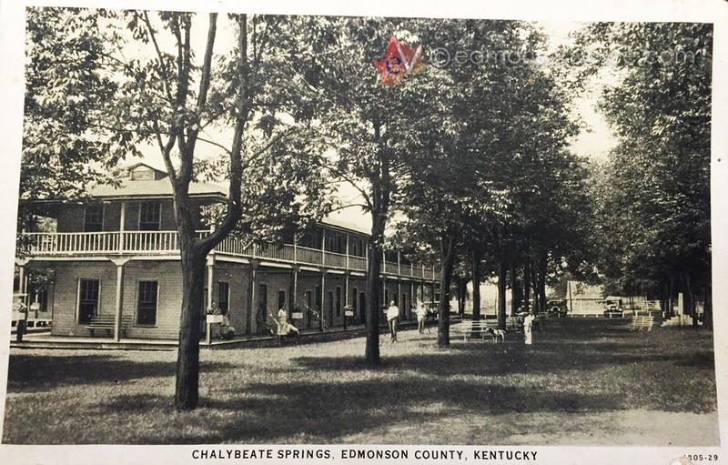 Chalybeate Springs Postcard, 1930s
